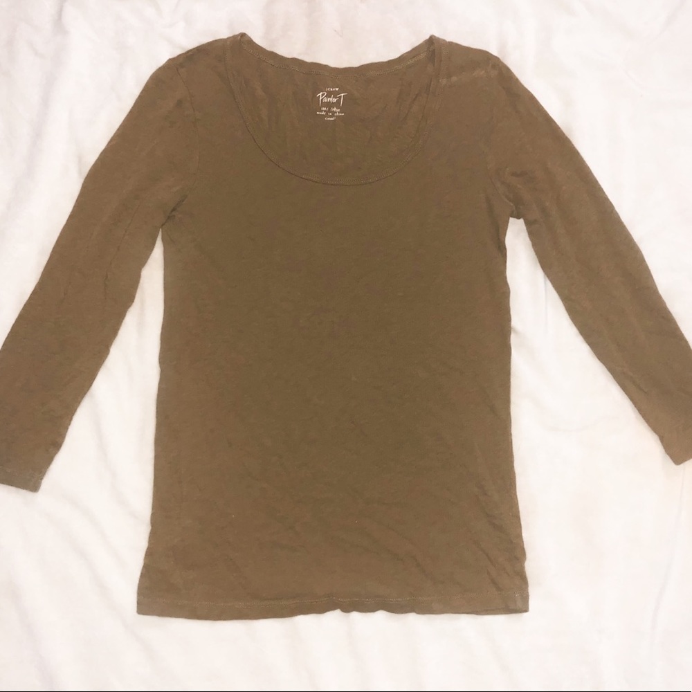J Crew Painter 3/4 Tee